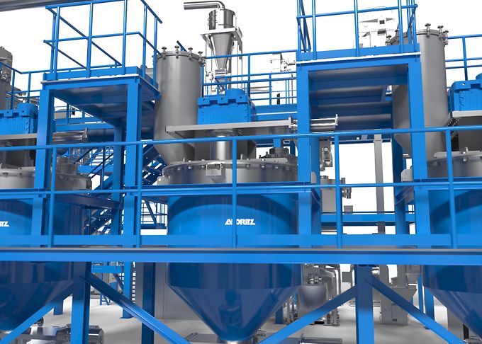 Andritz industrial dryer equipment